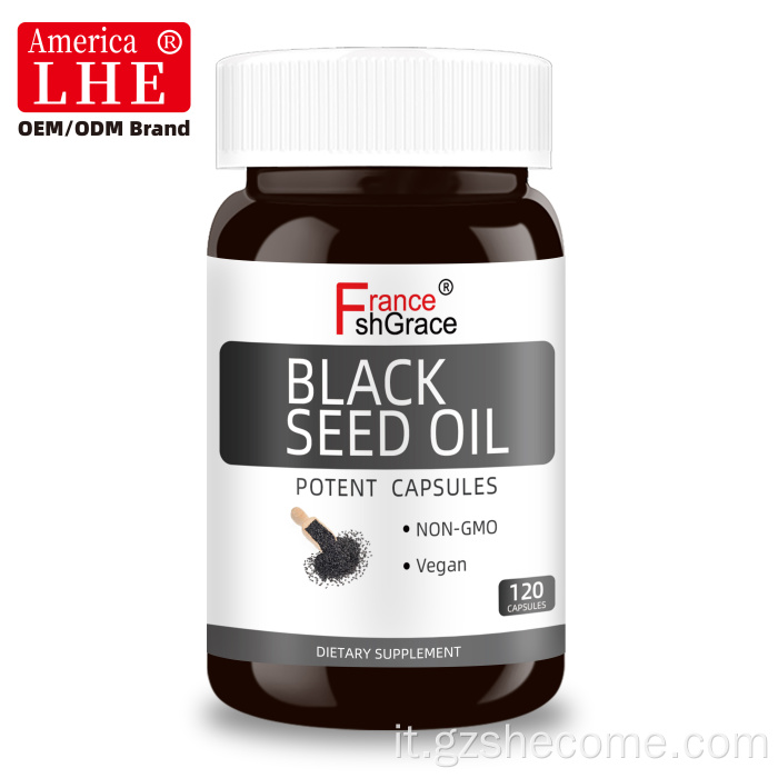 Capsule di olio di semi neri Shecome per il supporto immunitario